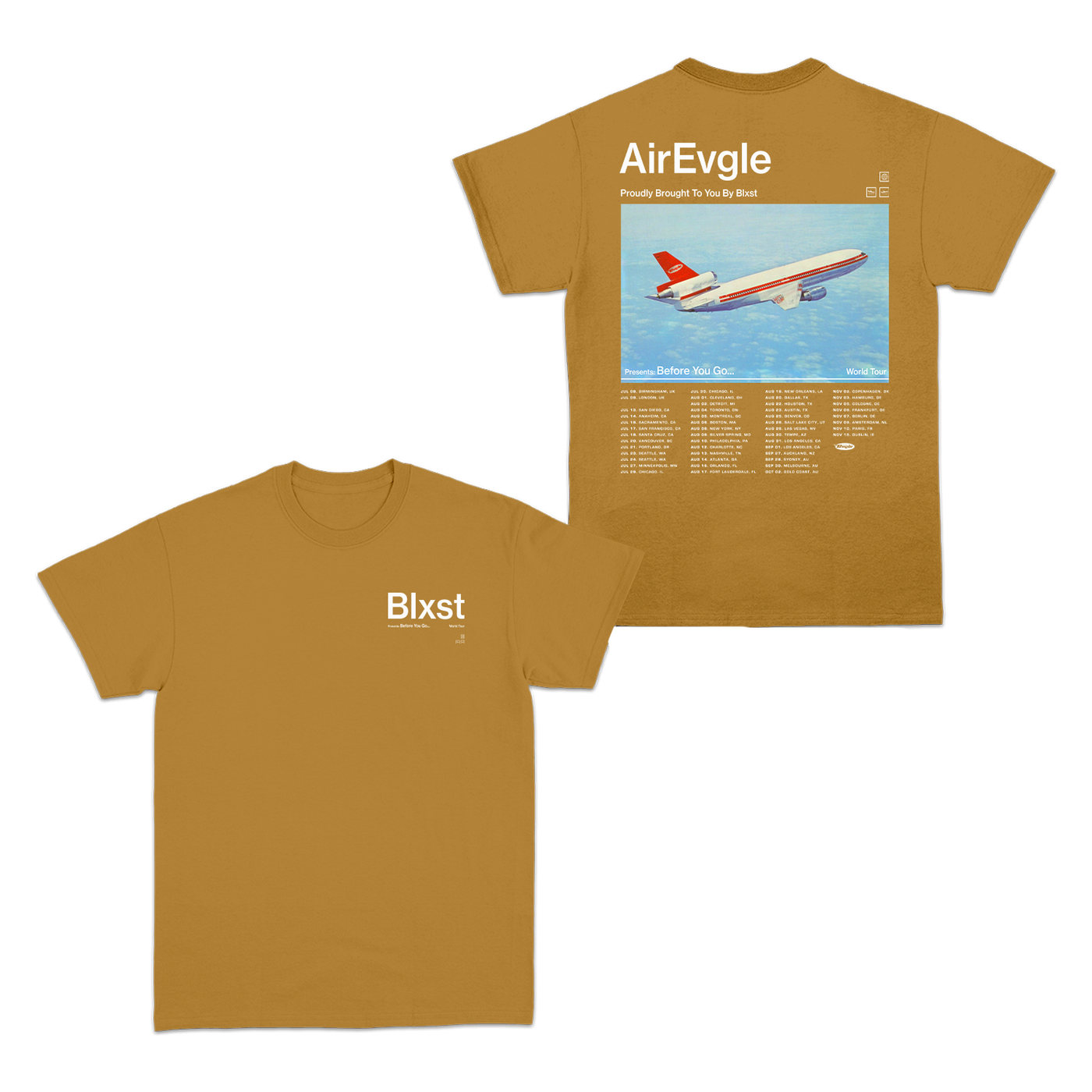 Air EVGLE Tan Tour T-Shirt